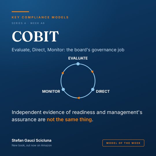 COBIT, Governance of Enterprise IT: Evaluate, Direct, Monitor: the board’s governance job
